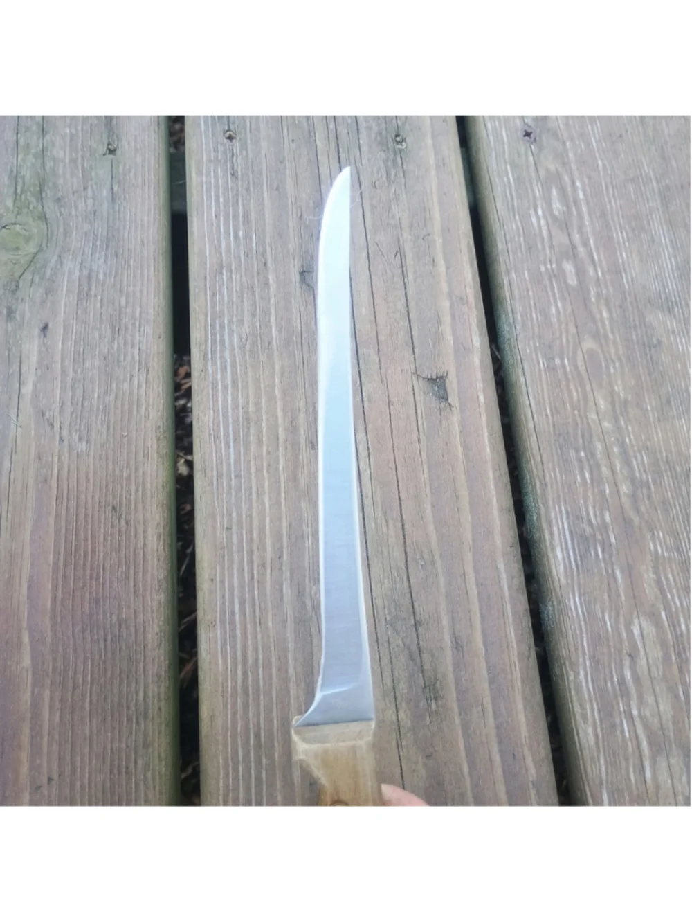 Vintage Chicago Cutlery 65S Fillet Boning Knife Slicing Carving Wood Handle